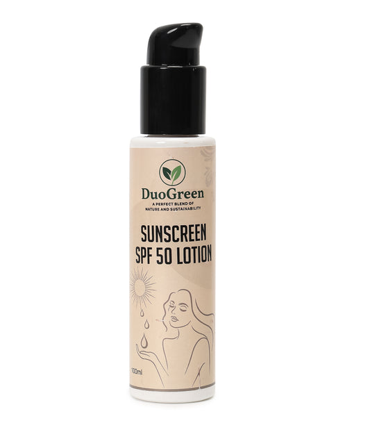 DuoGreen LumiShield SPF 50 Lotion – Sunscreen & Brightening | 100ml