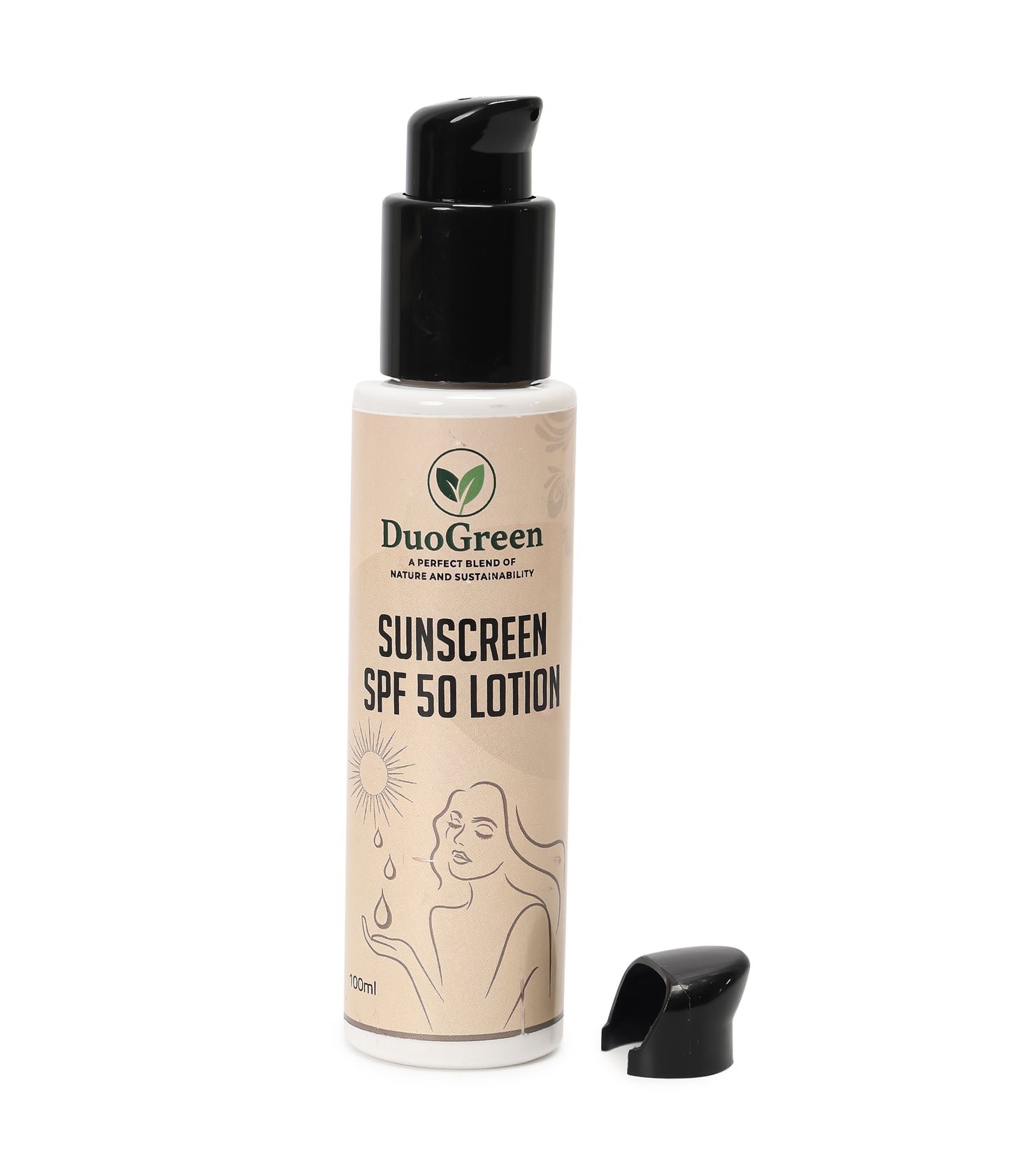 DuoGreen LumiShield SPF 50 Lotion – Sunscreen & Brightening | 100ml