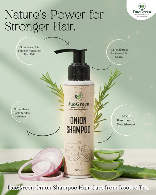 DuoGreen Onion Shampoo – Strength & Growth | 100ml