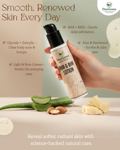 DuoGreen AHA & BHA Lotion – Smooth & Exfoliating | 100ml