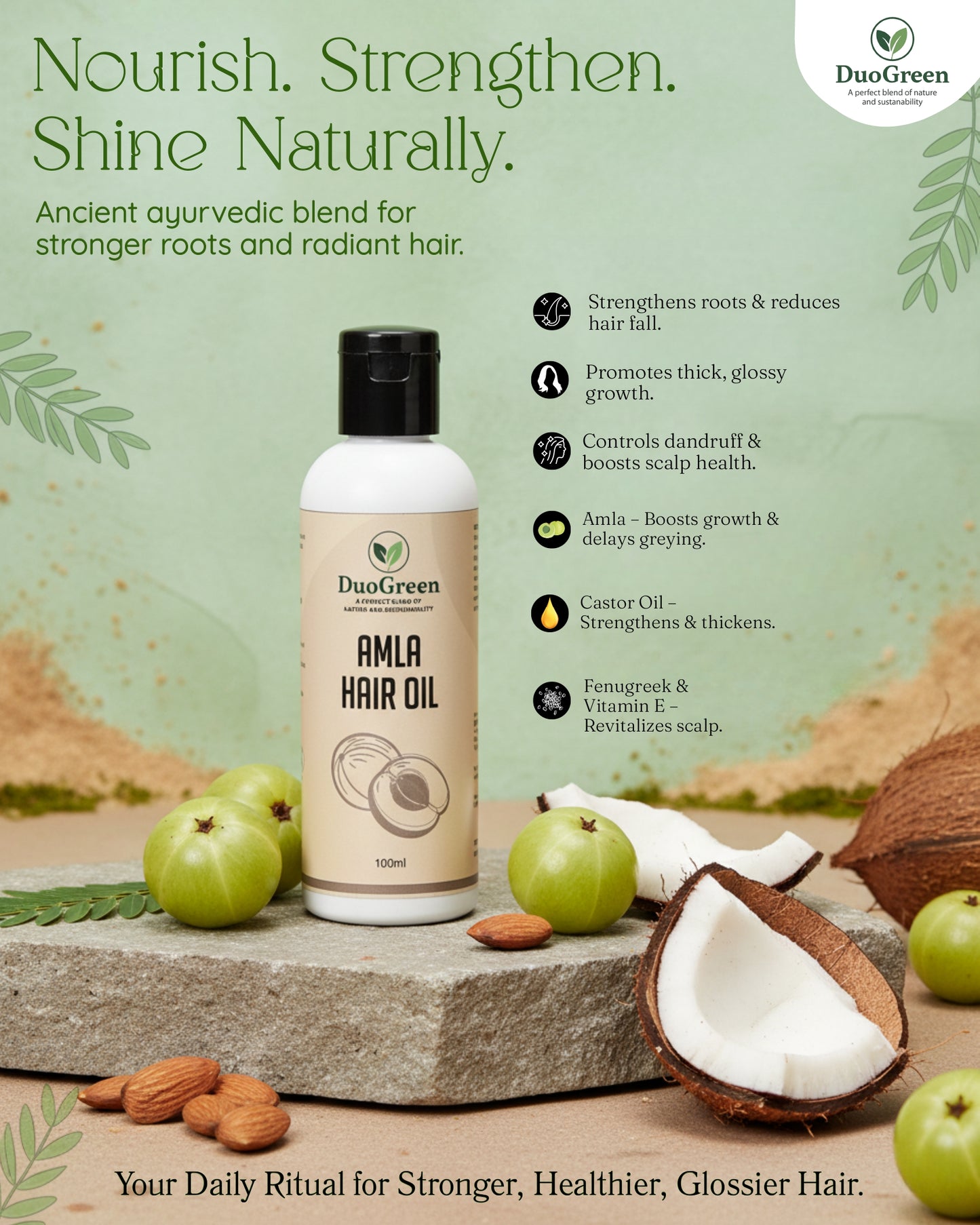 DuoGreen Amla Hair Oil | 100ml