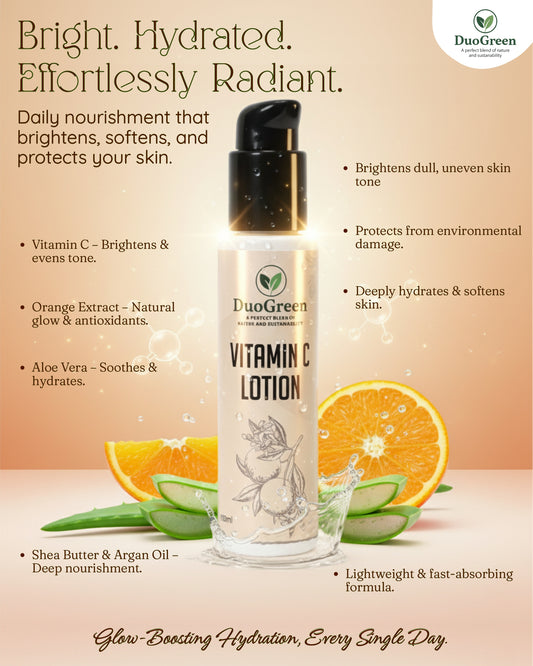 DuoGreen Vitamin C Lotion – Brightening & Nourishing | 100ml